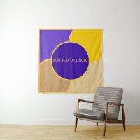 Feng Shui Northwest Purple, Yellow and Beige