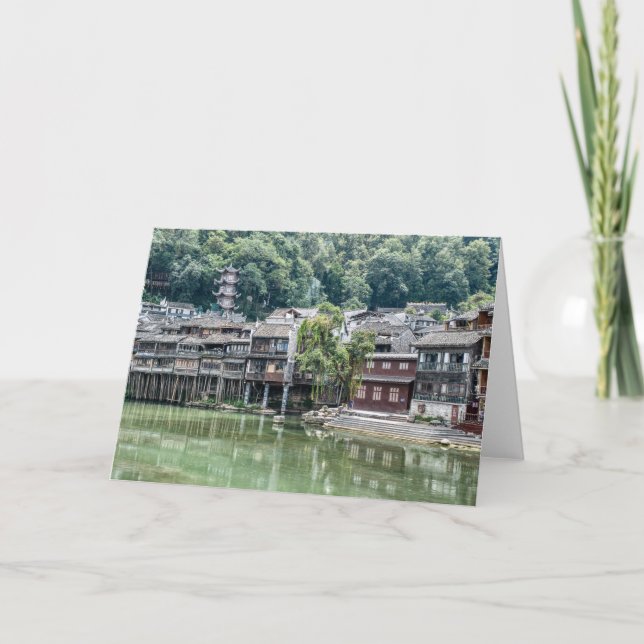 Fenghuang Ancient City Thank You Card (Front)