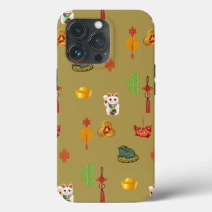 Fengshui Good Luck, Money and Abundance Symbols  iPhone 13 Pro Case