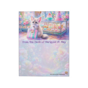 Fennec Fox Bakery Notepad