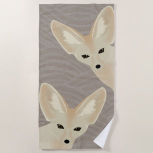 Fennec Fox Beach Towel