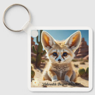 "Fennec Fox Bliss" Keychain