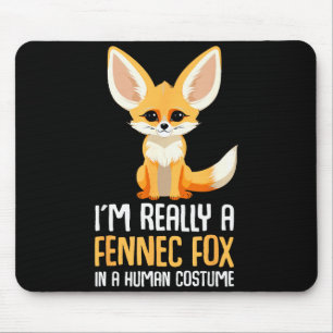 Fennec Fox Costume Girls Fox  Mouse Pad