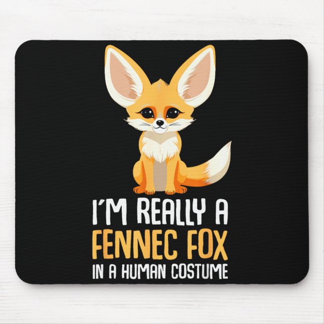 Fennec Fox Costume Girls Fox  Mouse Pad (Front)