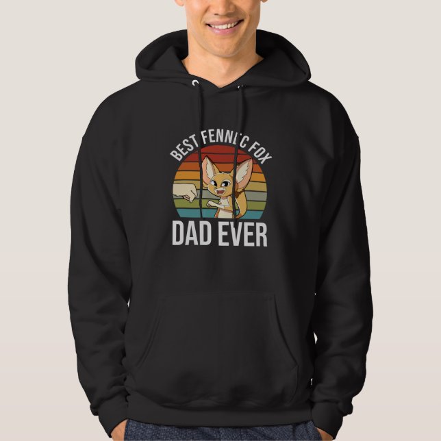 Fennec Fox Dad  Fennec Fox Hoodie (Front)