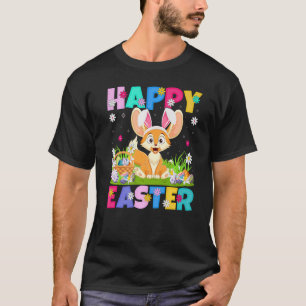 Fennec Fox  Happy Easter Bunny Fennec Fox Easter S T-Shirt