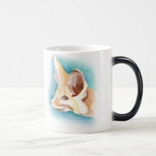 Fennec fox heat-colour changing mug