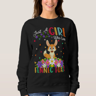 Fennec Fox Just A Girl Who Loves Fennec Foxes Sweatshirt
