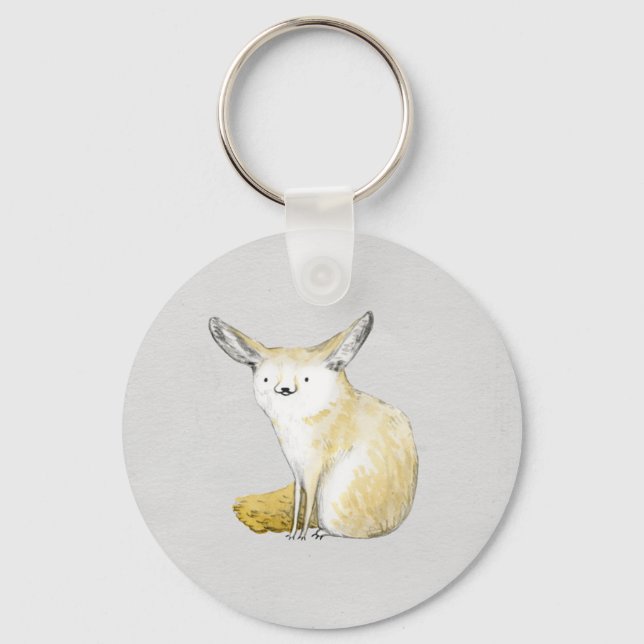 Fennec Fox Keychain (Front)
