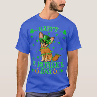Fennec Fox Lover Leprechaun Fennec Fox St T-Shirt