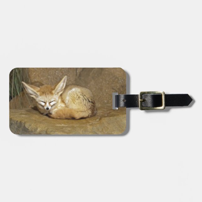 fennec fox luggage tag (Front Horizontal)