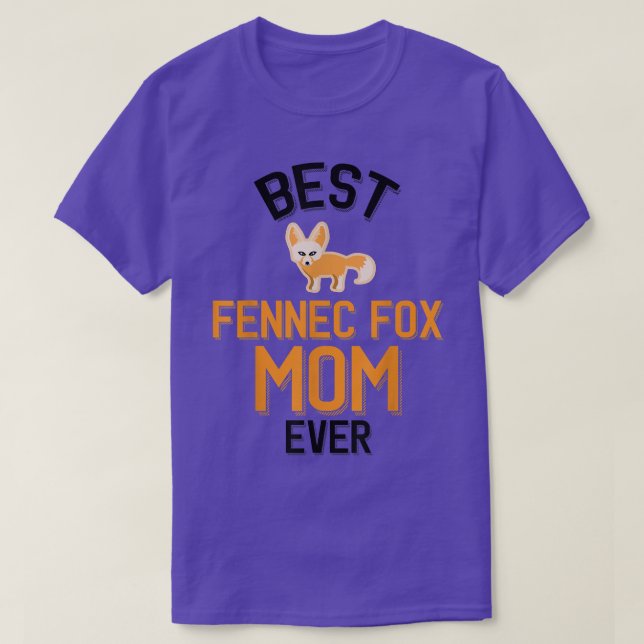 Fennec Fox Mom  T-Shirt (Design Front)