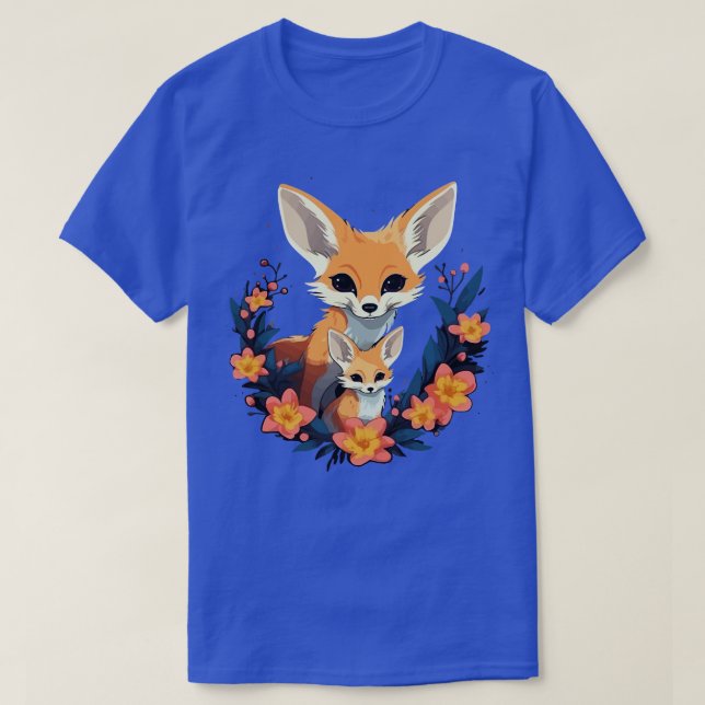 Fennec Fox Mothers Day T-Shirt (Design Front)