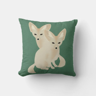 Fennec Fox Throw Pillow