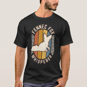 Fennec Fox Whisperer Vintage Classic Retro Animal T-Shirt