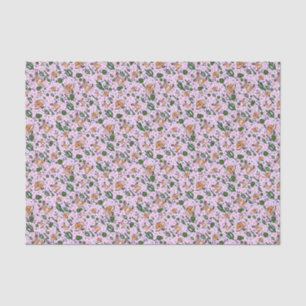 Fennec Foxes in Pink Tissue Paper