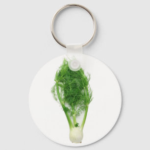 Fennel leaf and bulb keychain