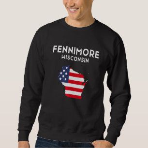 Fennimore Wisconsin USA State America Travel Wisco Sweatshirt