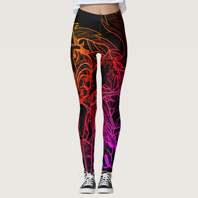 Fennrisere: Fen Giant (Bifröst Edition) Leggings (Front)