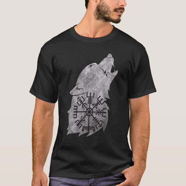 Fenrir Fenrir Wolf Of Odin Vikings Asgard Valhalla T-Shirt (Front)