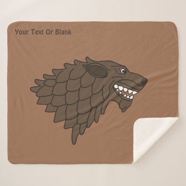 Fenrir/Fenriswolf Sherpa Blanket (Front (Horizontal))