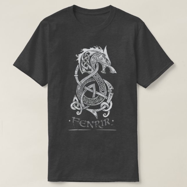 Fenrir sketch T-Shirt (Design Front)