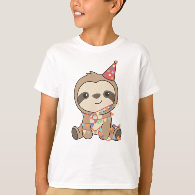 Fente Anniversaire Pour Enfants Un T-shirt Anniver (Devant)
