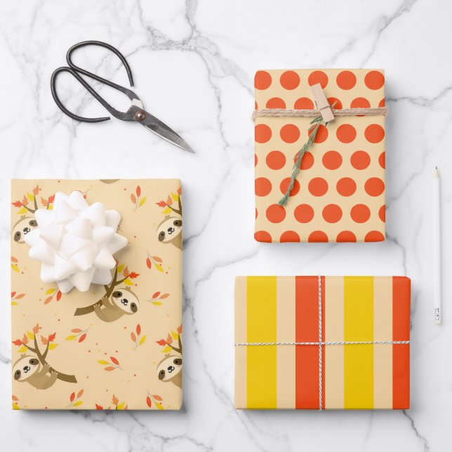 Fente mignonne dans le jeu de papier d'enveloppeme (Recto)