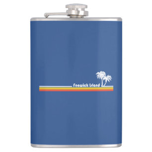 Fenwick Island, Delaware Hip Flask