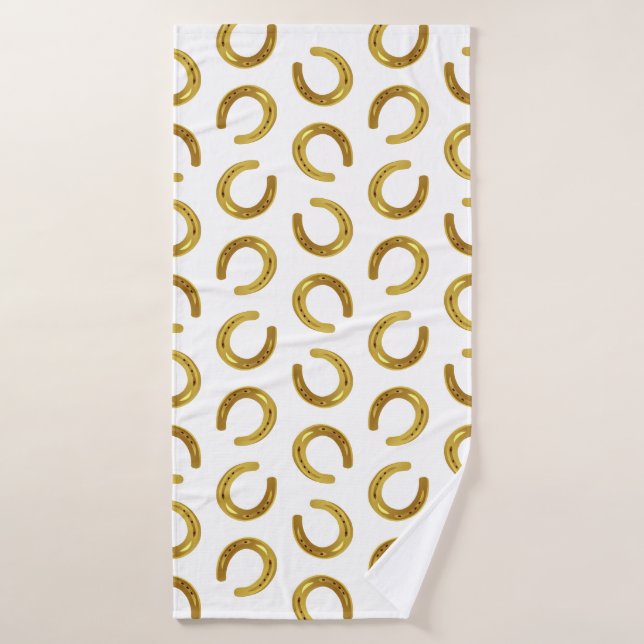 Fer à cheval d'or (Serviette de bain)