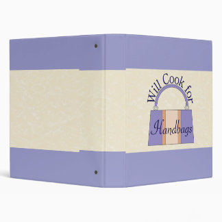 Fera cuire pour le classeur de recette de sacs à