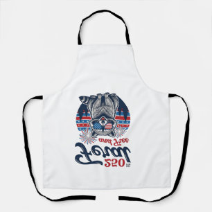 Feral 250 and Free Raccoon Patriotic Vector Design Apron