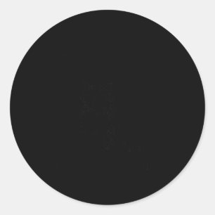 Feral And Pregnant Leave Me Alone, Funny Pregnancy Classic Round Sticker