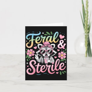 Feral and sterile hysterectomy recovery card