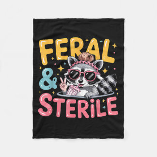 Feral and sterile hysterectomy recovery fleece blanket