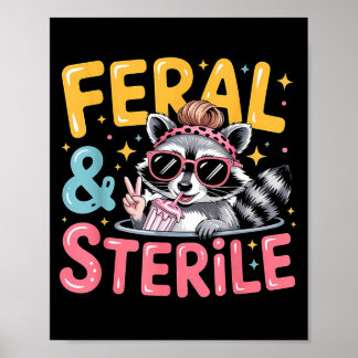 Feral and sterile hysterectomy recovery poster