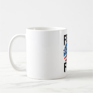 Feral But Free Patriotic Raccoon Vintage Shirt Des Coffee Mug