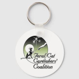 Feral Cat Caretakers Keychain