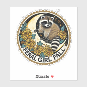 Feral Girl Fall Raccoon
