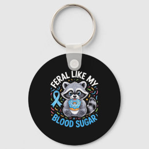 Feral Like My Blood Sugar Raccoon Outfit With Donu Keychain