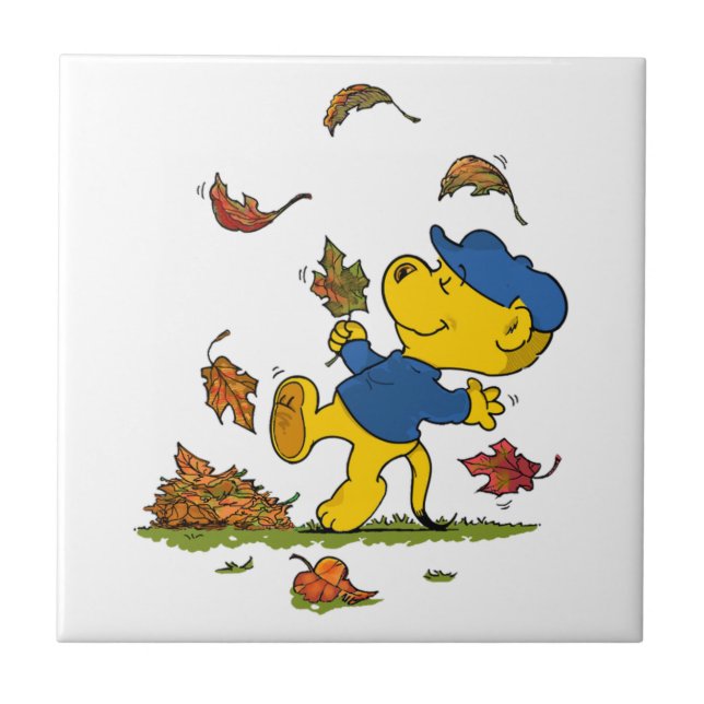Ferald Amongst The Autumn Leaves Tile (Front)