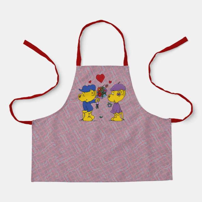 Ferald and Sahsha Ferret  Apron (Front)