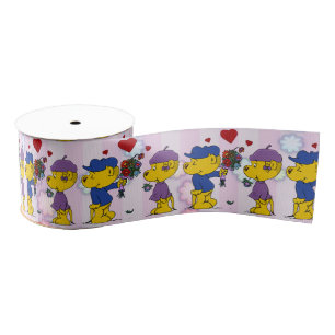 Ferald and Sahsha Ferret Grosgrain Ribbon