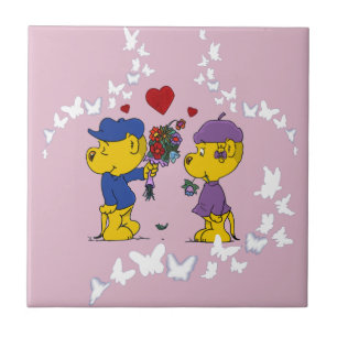 Ferald and Sahsha Ferret Tile