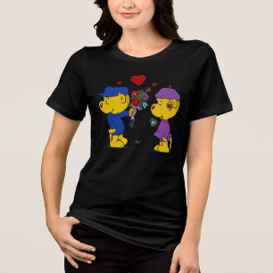 Ferald and Sahsha Ferret Tri-Blend Shirt
