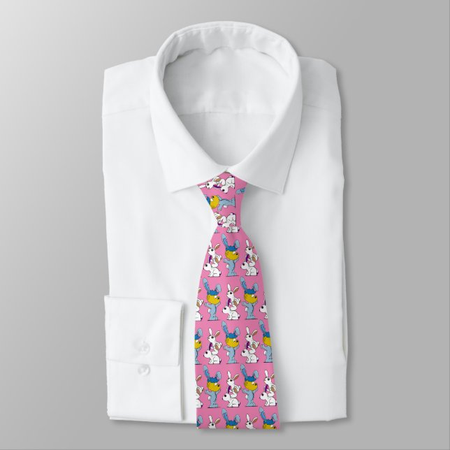 Ferald and The Bunnies Neck Tie (Tied)