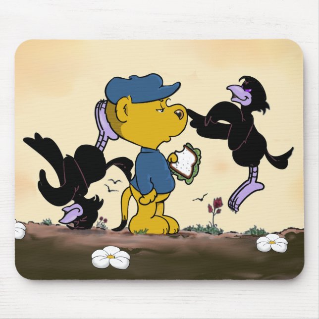 Ferald and the Pesky Crows Mouse Pad (Front)