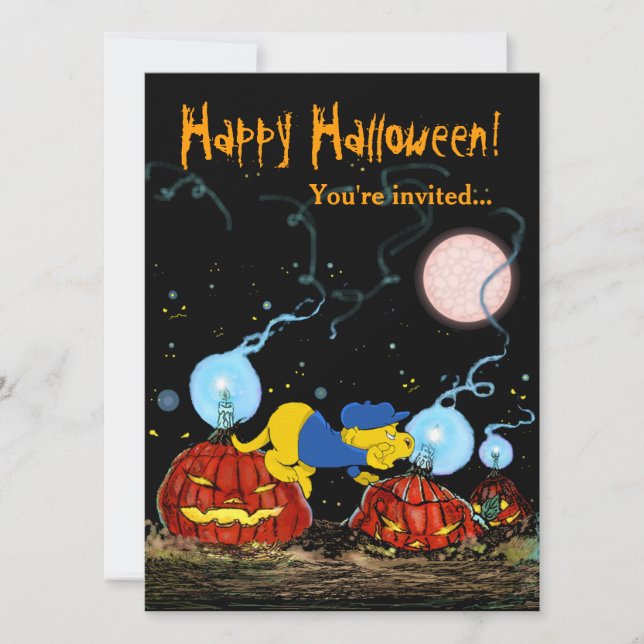 Ferald and The Rotten Pumpkins Invitation (Front)