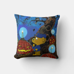 Ferald and The Rotten Pumpkins Throw Pillow