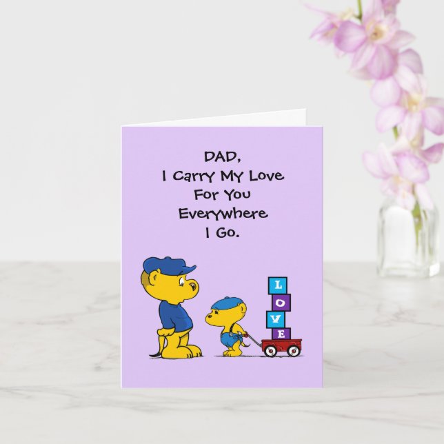 Ferald | Father's Day Greeting Card (Orchid)